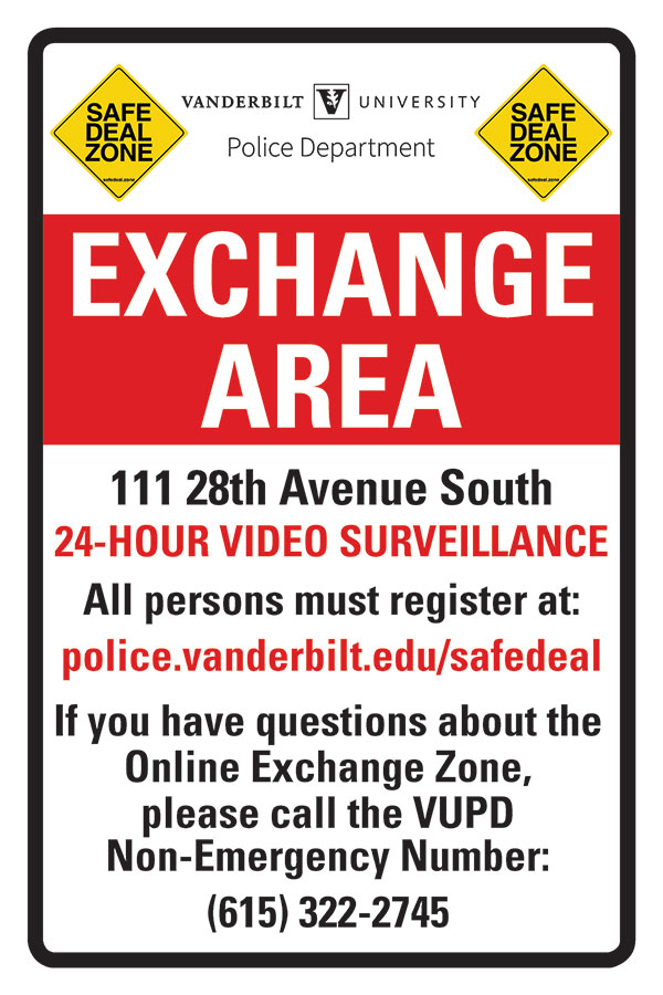 Exchange Area Sign